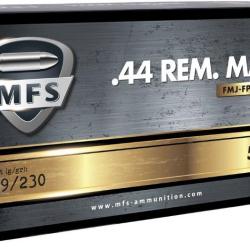 Munitions balles MFS cal.44 rem mag 230gr FMJ FP 14.9g par 250