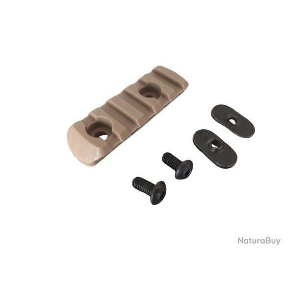 Rail Picatinny 5 slots Beige/Tan