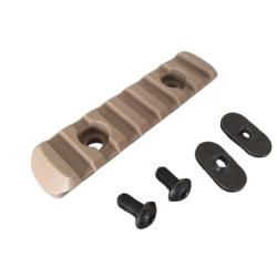 Rail Picatinny 7 slots Beige/Tan