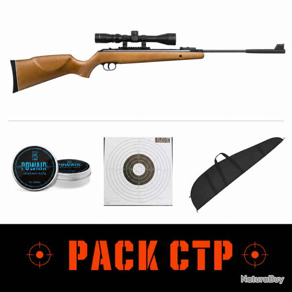 Carabine � plomb Artemis GR1250W NP - Cal. 4.5 mm - Pack CTP