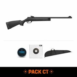 Carabine &agrave; plomb Gamo Delta Synth&eacute;tique - Cal. 4.5 mm - Noir / Pack CT