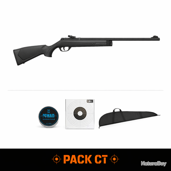 Carabine � plomb Gamo Delta Synth�tique - Cal. 4.5 mm - Noir / Pack CT