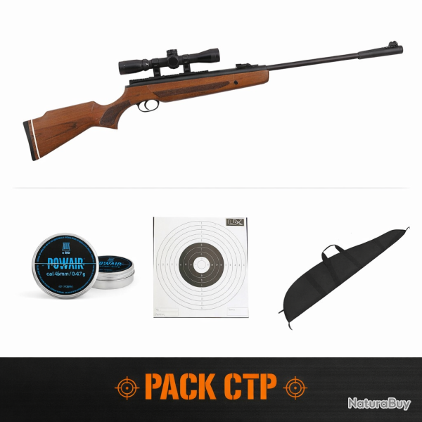 Carabine � plomb Hatsan Striker 1000x Bois - Cal. 4.5 - 4.5 mm / Pack CTP