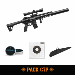Carabine &agrave; plomb Sig Sauer Mcx CO&sup2; - Cal. 4,5 4.5 mm / Noir - 4.5 mm / Noir / Pack CTP