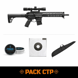 Carabine &agrave; plomb Sig Sauer Mpx Co2 - Cal. 4.5 4.5 mm / Noir - 4.5 mm / Noir / Pack CTP