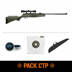 Carabine &agrave; plomb Stoeger RX20 Verte - Cal. 4.5 4.5 mm / Carabine seul - 4.5 mm / Pack CTP