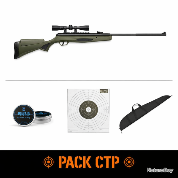 Carabine � plomb Stoeger RX20 Verte - Cal. 4.5 4.5 mm / Carabine seul - 4.5 mm / Pack CTP