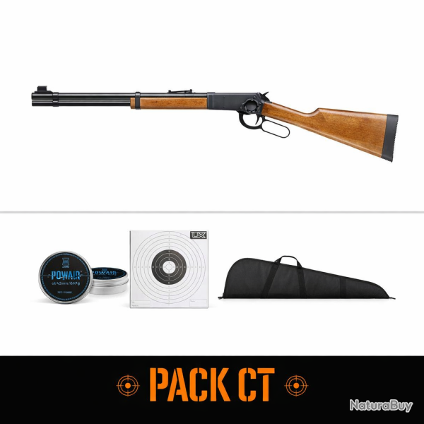 Carabine � plomb Walther Lever action Co2 - Cal. 4.5 - Metal / Pack CT
