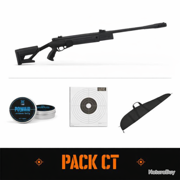 Carabine � plombs Hatsan Air Tact - Cal. 4.5 mm - Pack CT