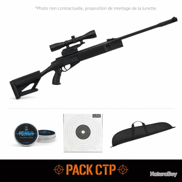 Carabine � plombs Hatsan Air Tact - Cal. 4.5 mm - Pack CTP