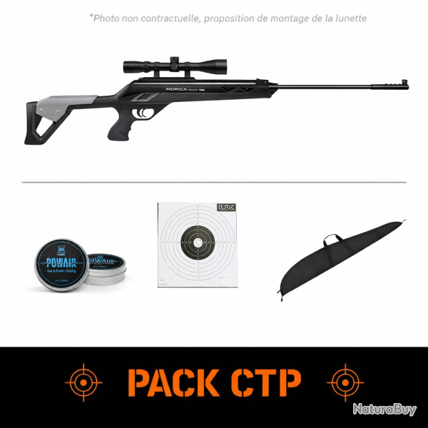 Carabine � plombs Norica Komnia - 19.9 J - Cal. 4,5mm - 4.5 mm / Pack CTP