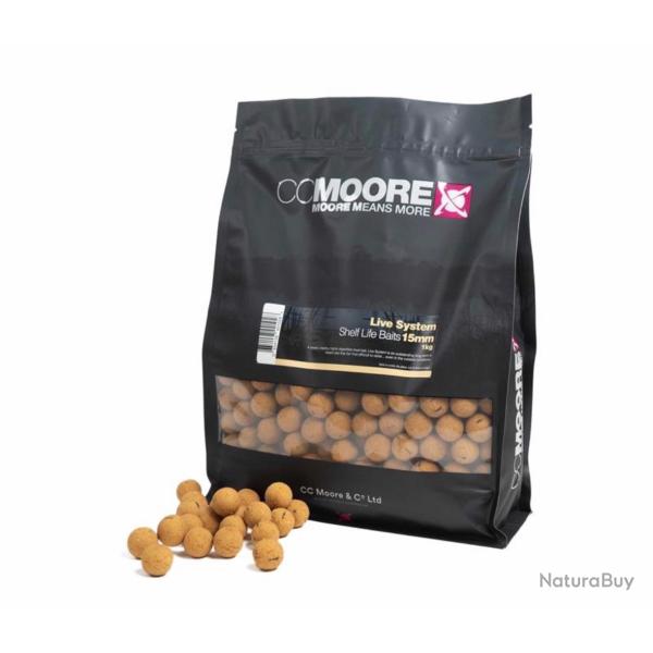 Bouillette Carpe Cc Moore Live System Shelflife - 1Kg - �18mm