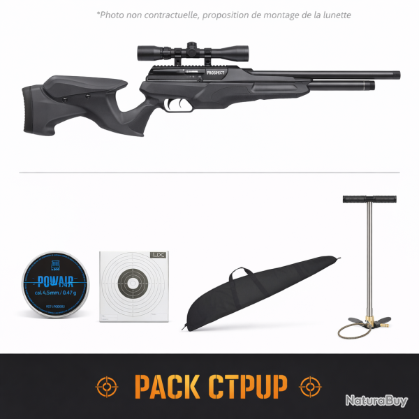 Carabine PCP Crosman Prospect - Cal. 4.5 mm - Pack CTPUP