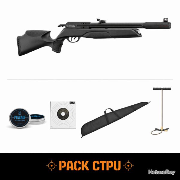 Carabine PCP GAMO Arrow 4.5mm & 5.5 mm 19.9J + lun. 3-9x40 - Pack CTPU