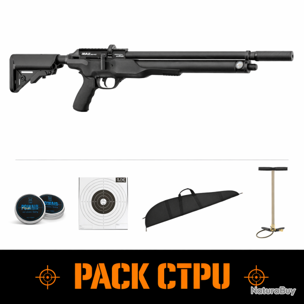 Carabine PCP Macavity Arms M2 - Version longue - 4.5 mm / Pack CTPU