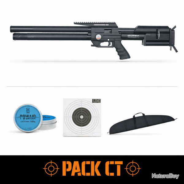 Carabine PCP Snowpeak Max1 - Cal. 5.5 - 110J - 5.5 mm / Pack CT