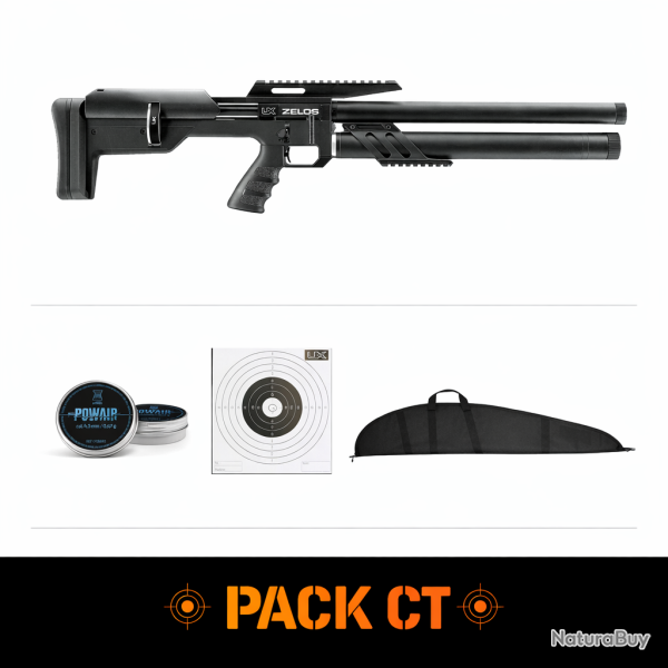 Carabine PCP UX Zelos - 4.5 mm / 7.5 J / Pack CT