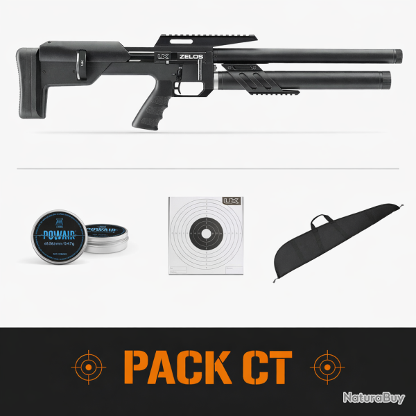 Carabine PCP UX Zelos - 60 J - Pack CT
