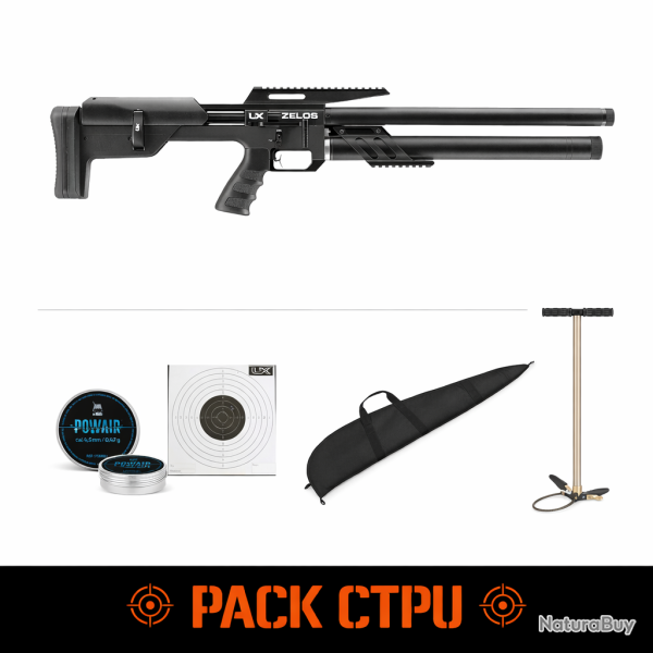 Carabine PCP UX Zelos - 60 J - Pack CTPU