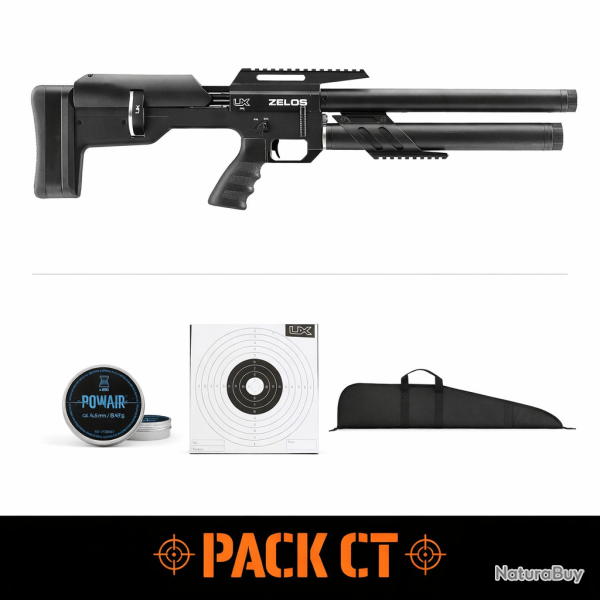 Carabine PCP UX Zelos - 70 J - Pack CT