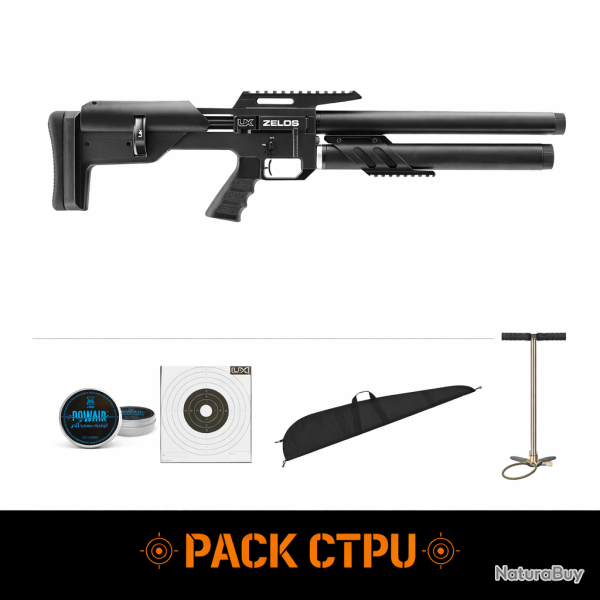 Carabine PCP UX Zelos - 70 J - Pack CTPU