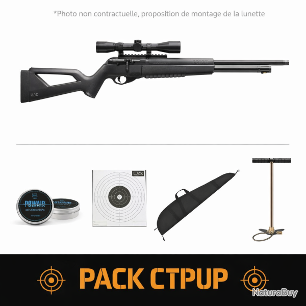 Carabine Umarex Iconix PCP - Cal. 4.5mm - Pack CTPUP