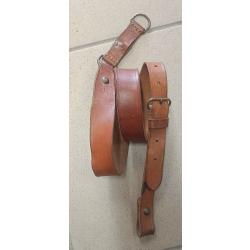 militaria ww1 ww2 baudrier cuir arm&eacute;e francaise