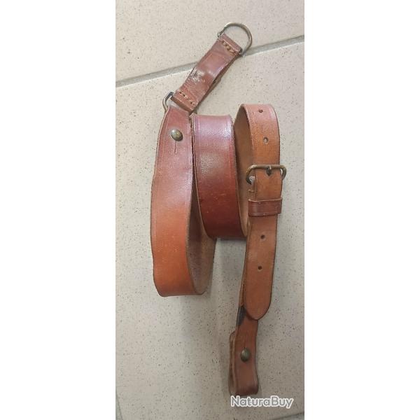 militaria ww1 ww2 baudrier cuir arm�e francaise