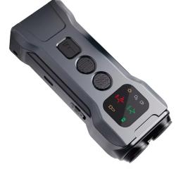 Dispositif Anti-Aboiement Ultrasonique Rechargeable R&eacute;pulsif Chien Lampe LED Port&eacute;e 10 M