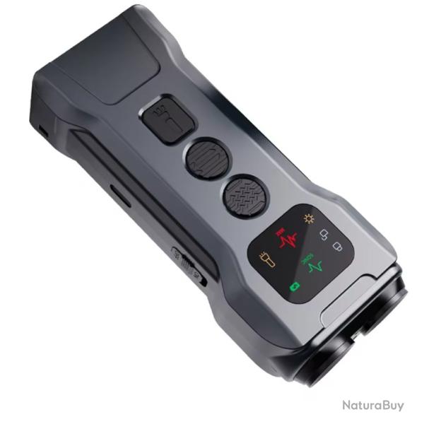 Dispositif Anti-Aboiement Ultrasonique Rechargeable R�pulsif Chien Lampe LED Port�e 10 M