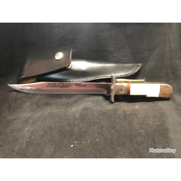 couteau de chasse BEGON ARTISAN THIERS DURETE ROCKWEL