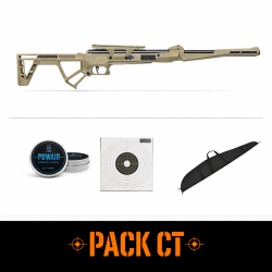 Pack Carabine &agrave; air Black Bunker BM8 - Cal.4.5 mm - Tan et accessoires - Pack CT