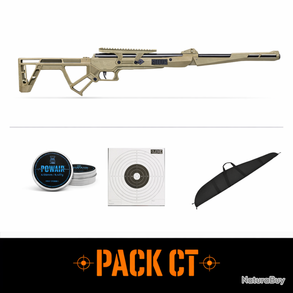 Pack Carabine � air Black Bunker BM8 - Cal.4.5 mm - Tan et accessoires - Pack CT