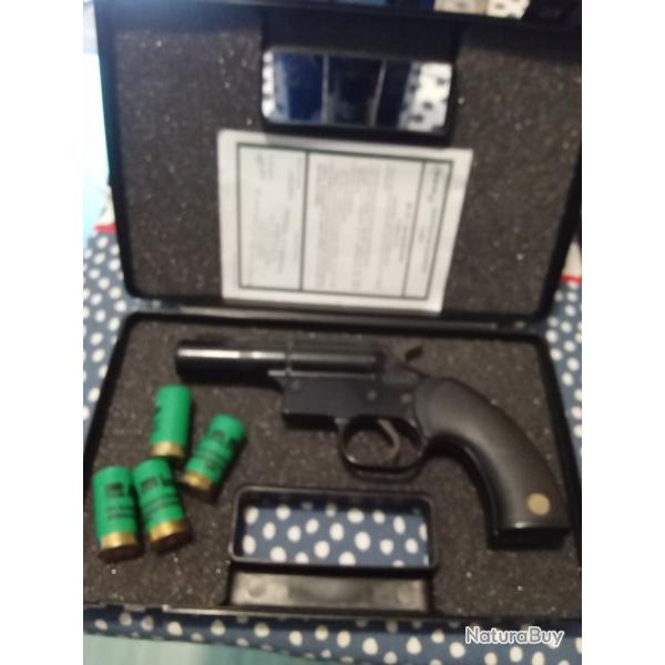 Pistolet � balle en caoutchouc calibre 12/50 SAPL GC27 Noir