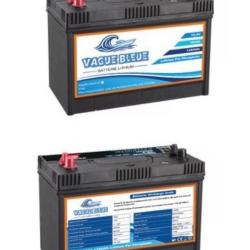 Kit batterie ABS vague bleue 12,8V/12AH avec chargeur 14,6V/3AH