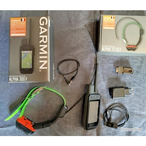 Pack Garmin  Alpha 300F + Collier TT25F  +  Cartographie d�taill�e