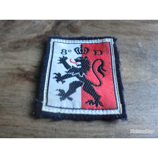 insigne tissu  8� division d'infanterie