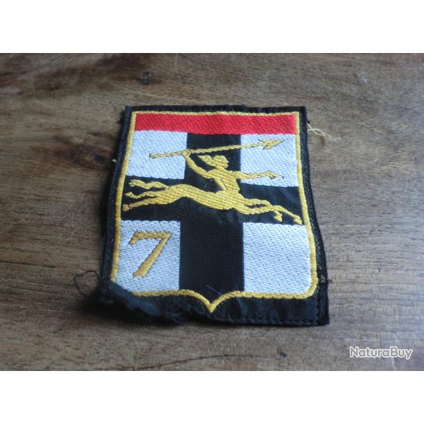 insigne tissu  7� division blind�e
