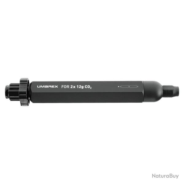 ADAPTATEUR POUR 2 CO2 12G - UMAREX NEUF U NOIR