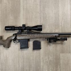 Carabine &agrave; verrou BERGARA B14 HMR - Cal .308 WIN + Lunette et bipieds (Occasion)