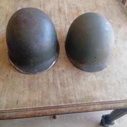 Casque USM1 pattes fixes jonc fermeture devant mod. arm&eacute;e Fr jug para US