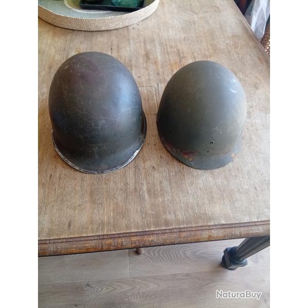 Casque USM1 pattes fixes jonc fermeture devant mod. arm�e Fr jug para US