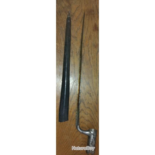 Ba�onnette a douille XVIII �me si�cle