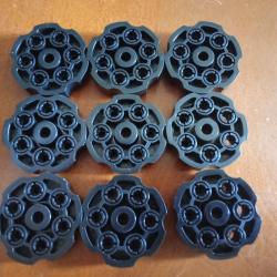 9 Barillets Crosman Vigilante pour bille 4,5 mm BB's tr&egrave;s peu servie (achet&eacute; en Avril 2026)