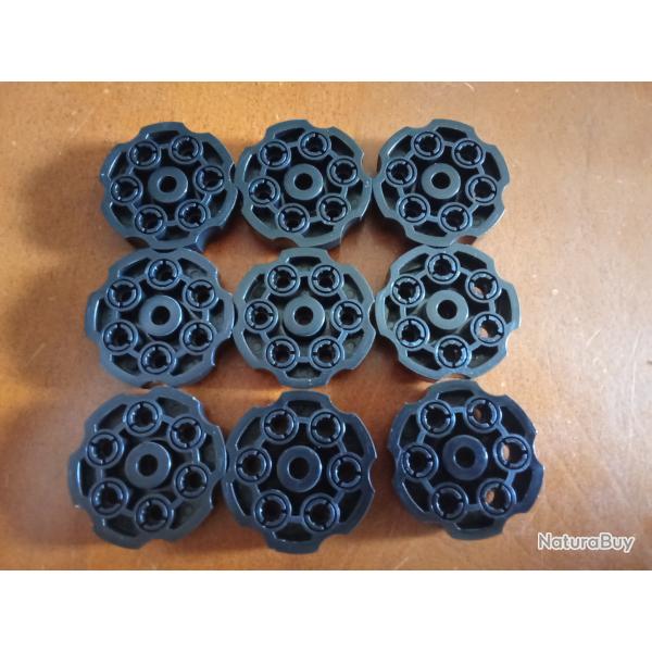 9 Barillets Crosman Vigilante pour bille 4,5 mm BB's tr�s peu servie (achet� en Avril 2026)