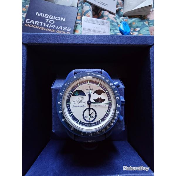 Omega x Swatch - Moonswatch - Mission to the Earthphase Snoopy