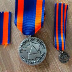 M&eacute;daille Observatoire Citoyen de D&eacute;fense et Protection Civiles Argent (associative)