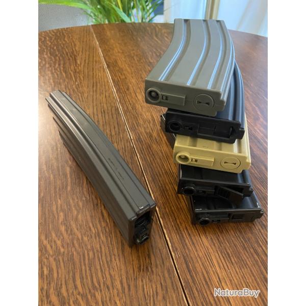 Lot 6 chargeurs m4 Airsoft 6 mm BB