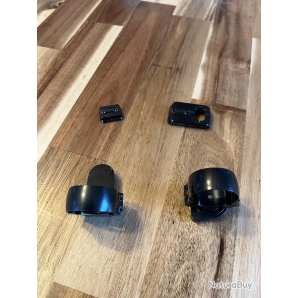 Montage pivotant hms + collier 30mm pour browning maral
