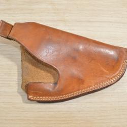 Holster revolver pistolet  &agrave; identifier style Walther  colt Ruby poche  Ancien cuir ( 19)